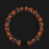 Glowing Ember | .925 Sterling Silver | Firefly Glass Bracelet